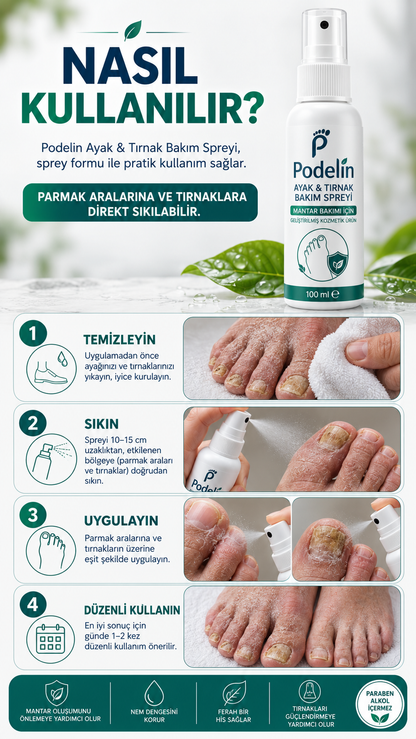 Podelin Ayak ve Tırnak Bakım Spreyi