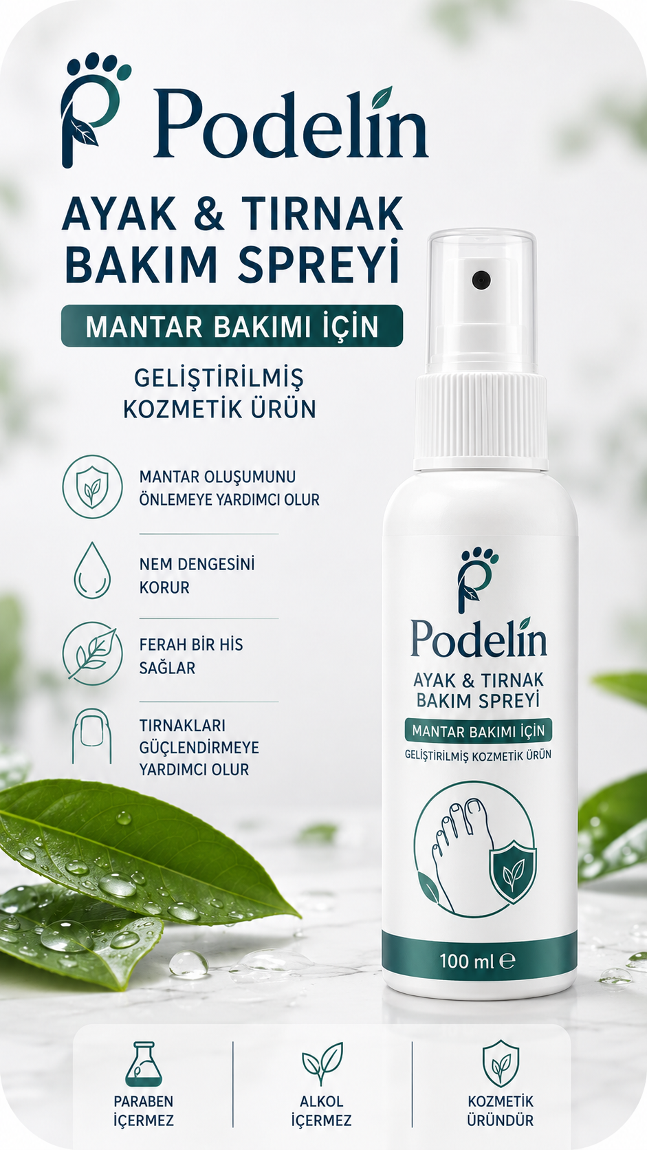 Podelin Ayak ve Tırnak Bakım Spreyi